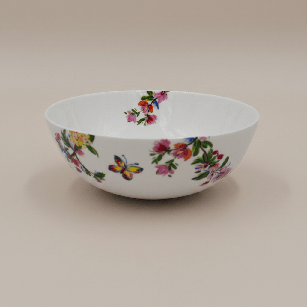 Butterfly Garden Serve Bowl