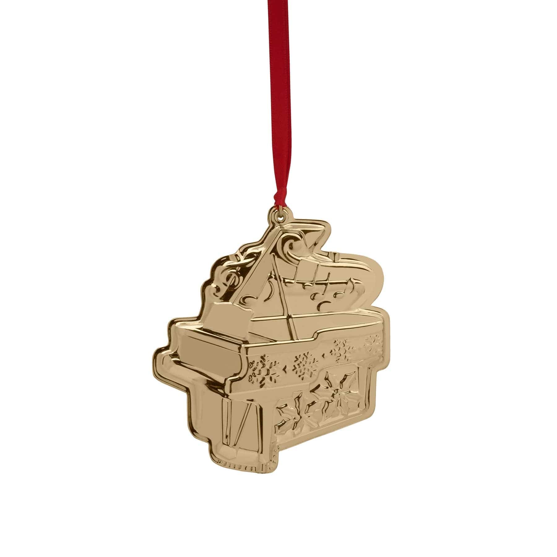 2025 Gold Plate Piano Musical Instrument Ornament 4th Edition