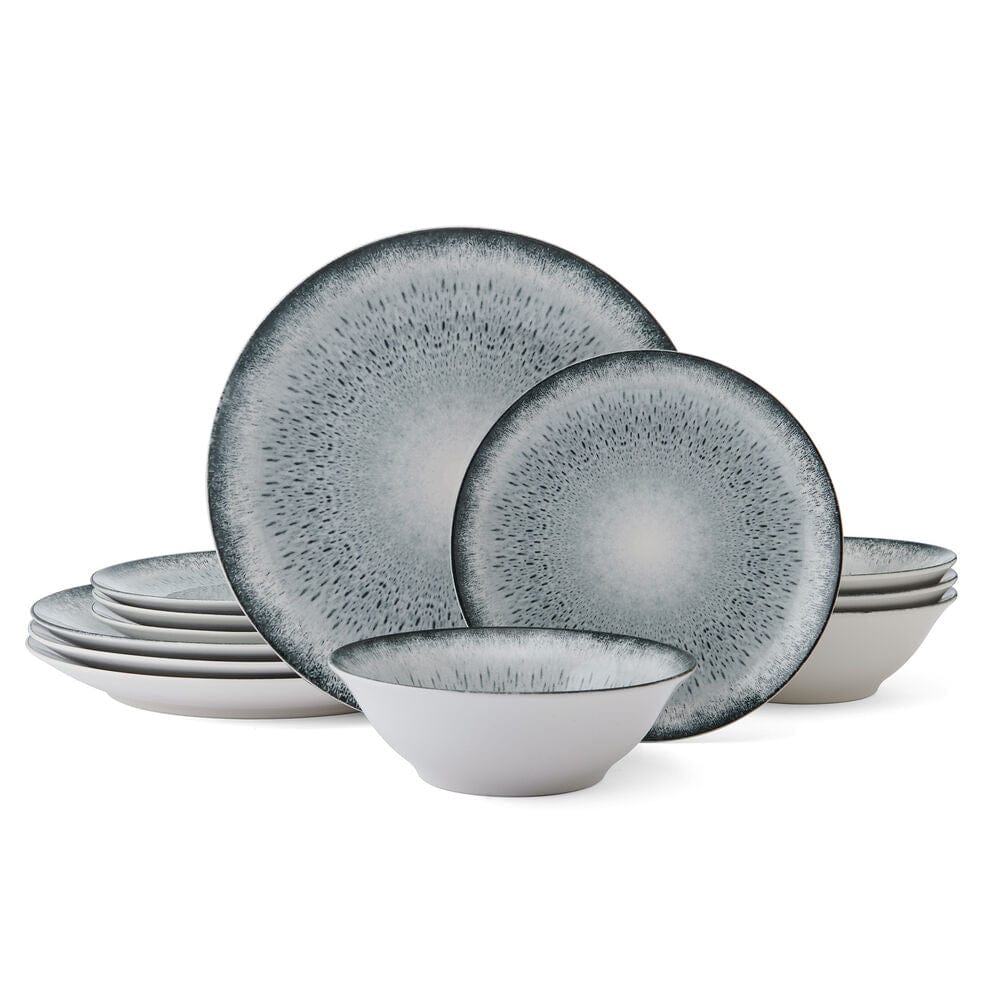 Matteo 12 Piece Dinnerware Set, Service For 4