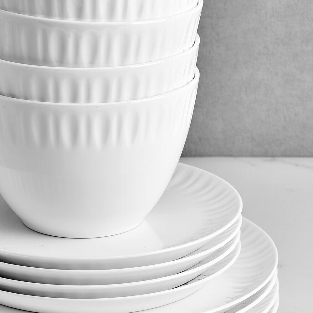 Franklyn 12 Piece Dinnerware Set, Service for 4