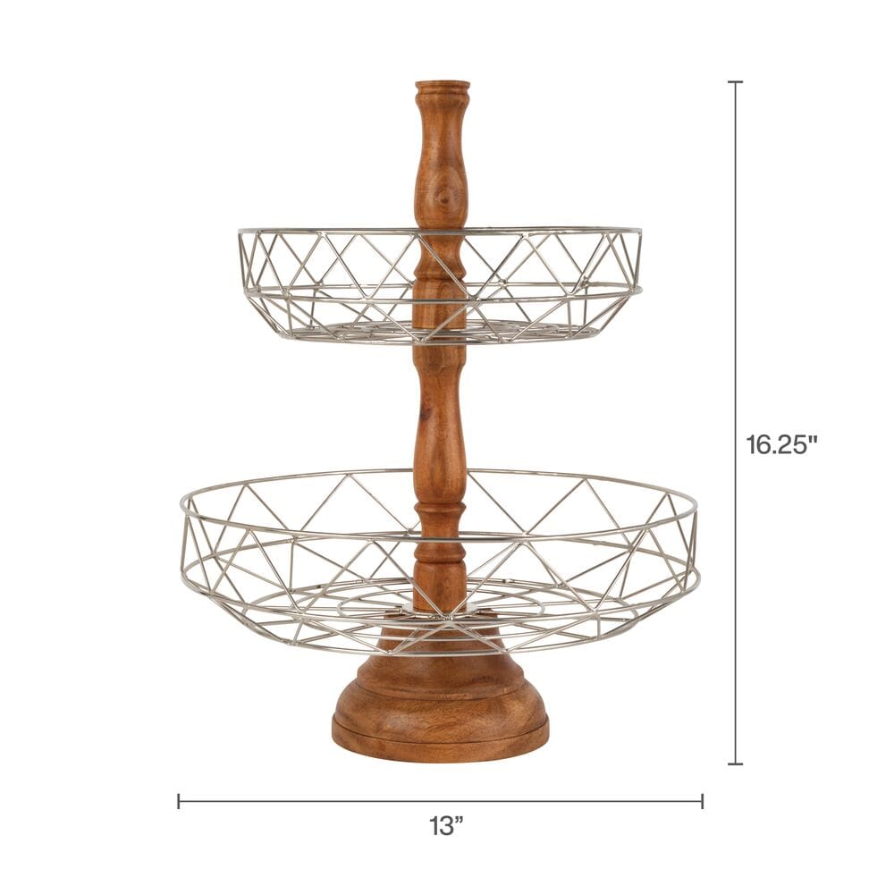 Sidney 2 Tier Fruit Storage Basket