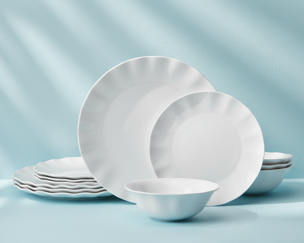 Elodie 12 Piece Dinnerware Set, Service for 4