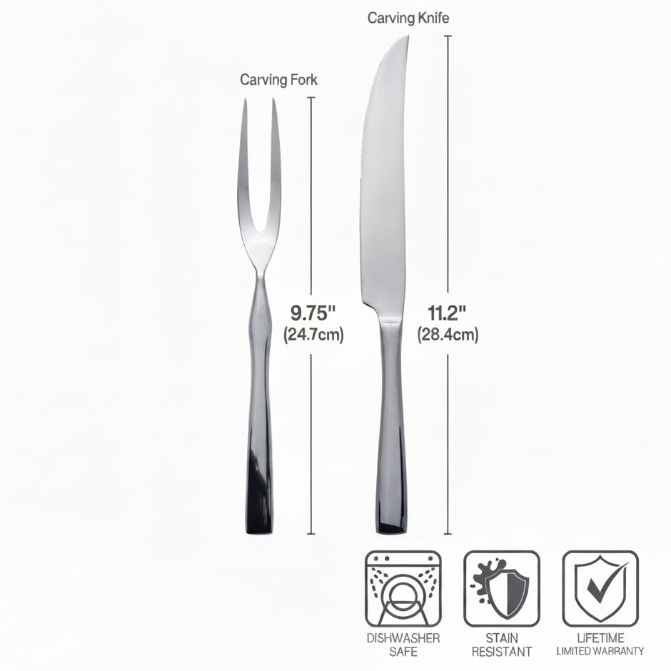 Delano 2 Piece Carving Set