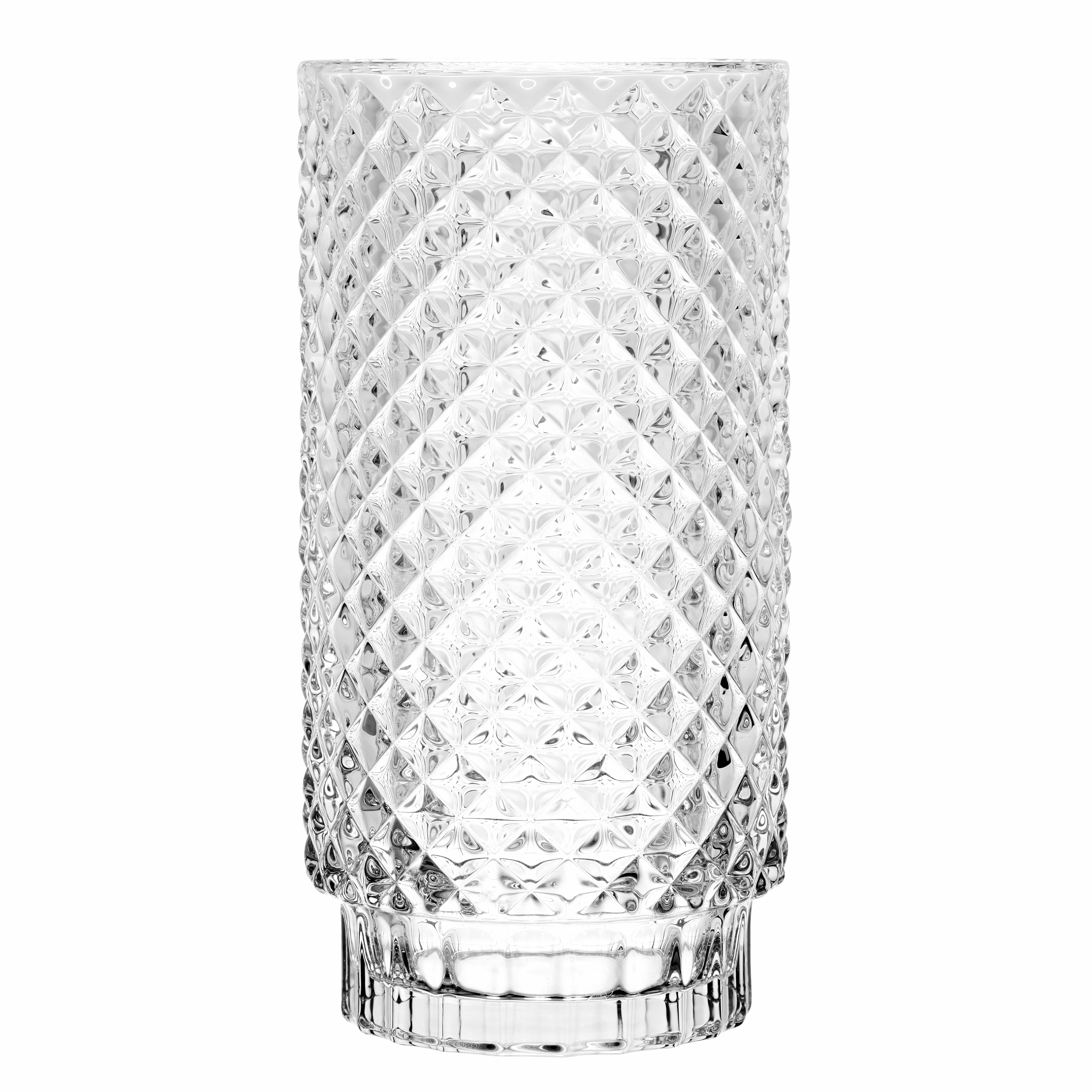 Trellis Glass 10.75 Inch Vase