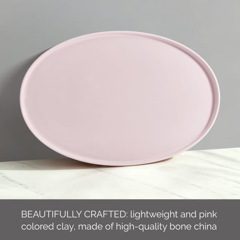 Madison Pink Oval Platter