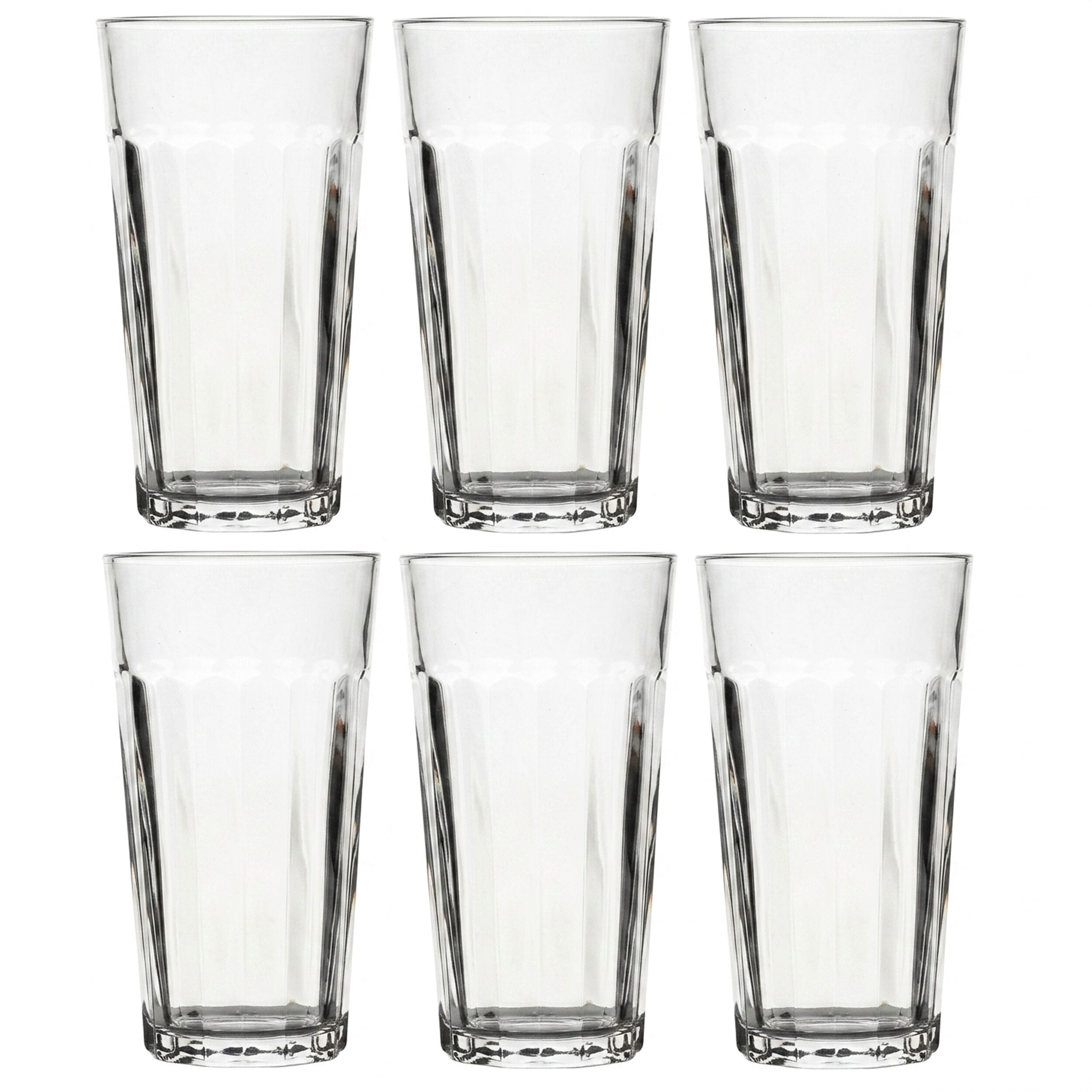 Mable Set of 6 Highball Tumbler Glasses, 16oz.