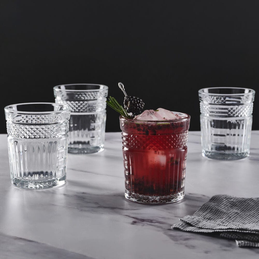 Anchor Set of 4 Double Old Fashioned Glasses