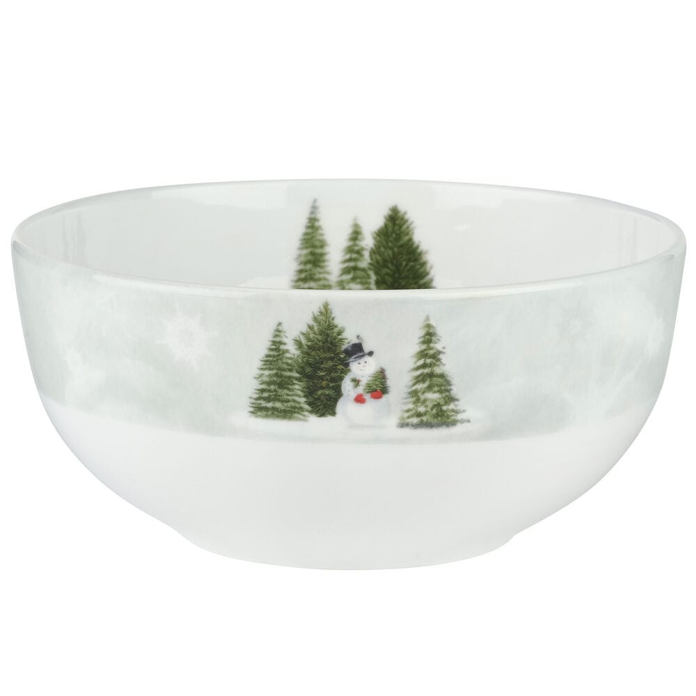 Snowman's Forest 12 Piece Dinnerware Set, Service for 4