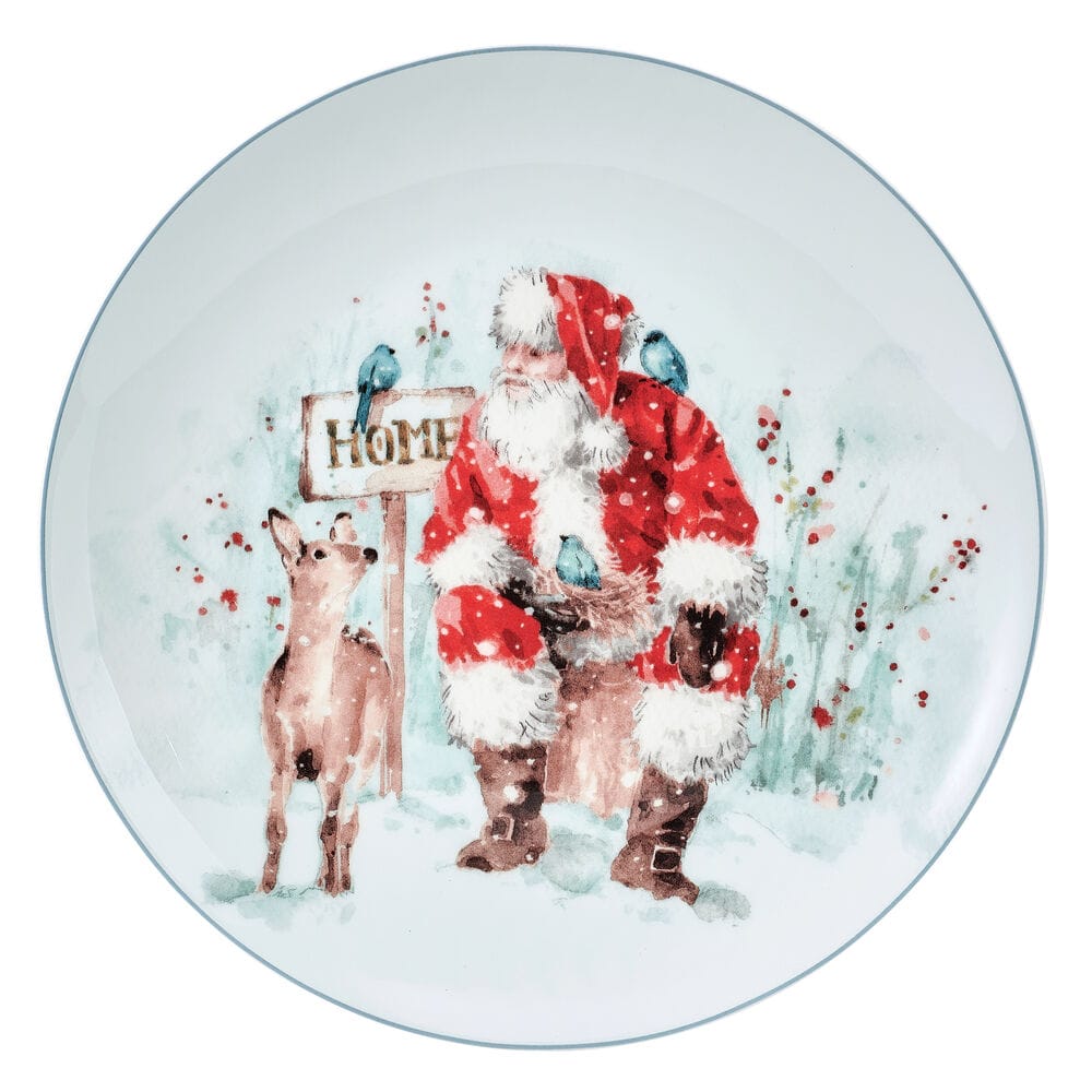 Magical Santa Set of 4 Salad Plates