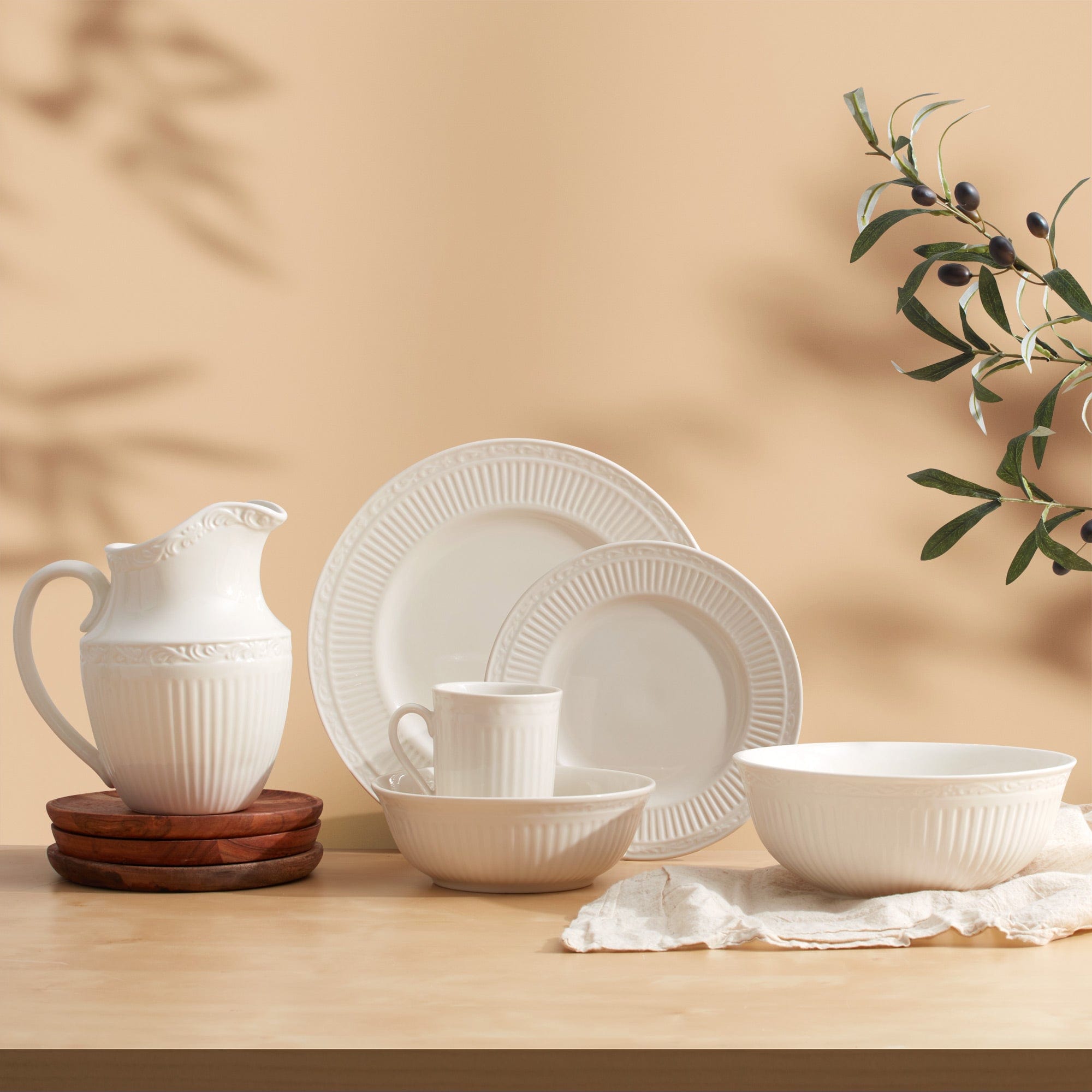 Italian Countryside® 16 Piece Dinnerware Set, Service for 4