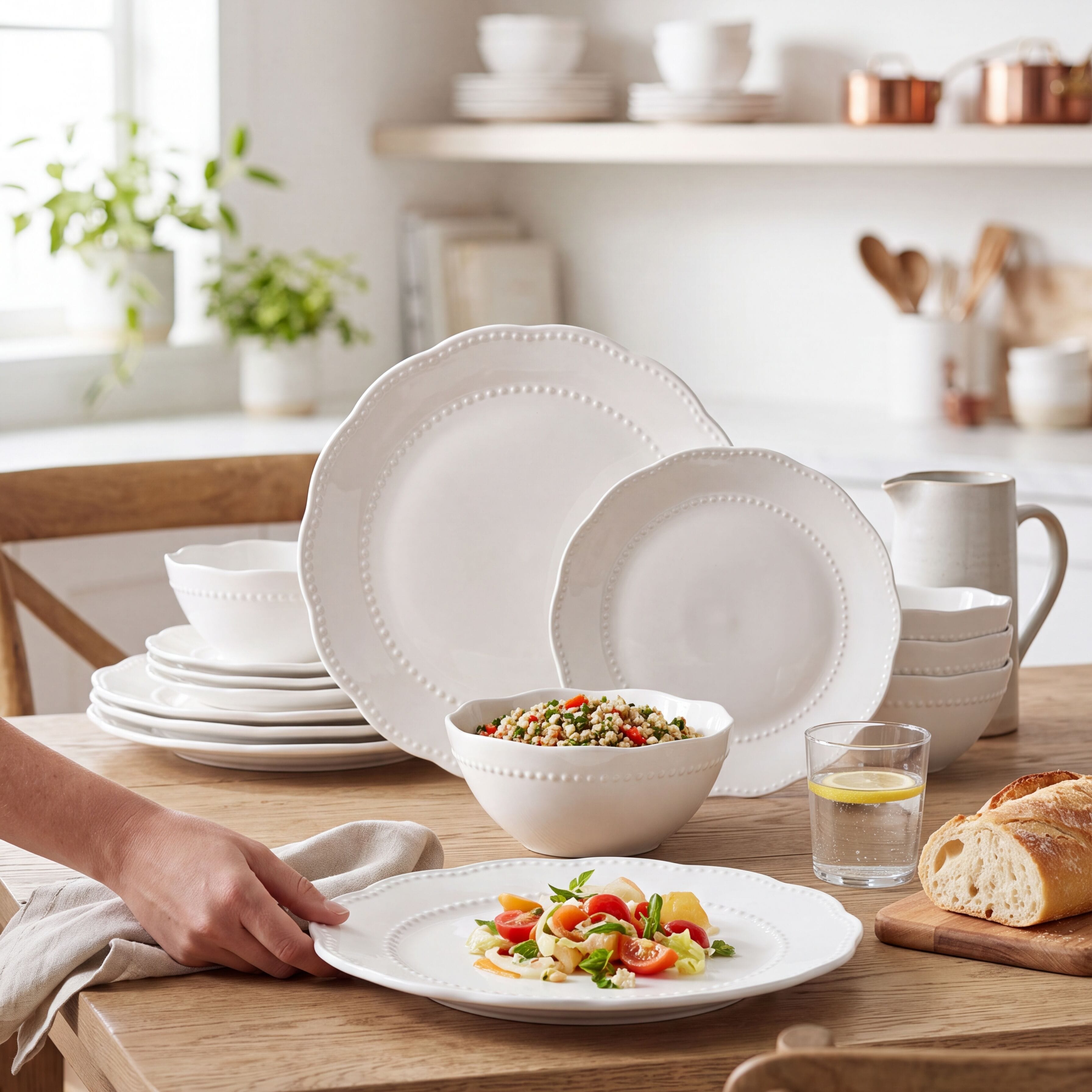 Nova 12 Piece Dinnerware Set, Service for 4