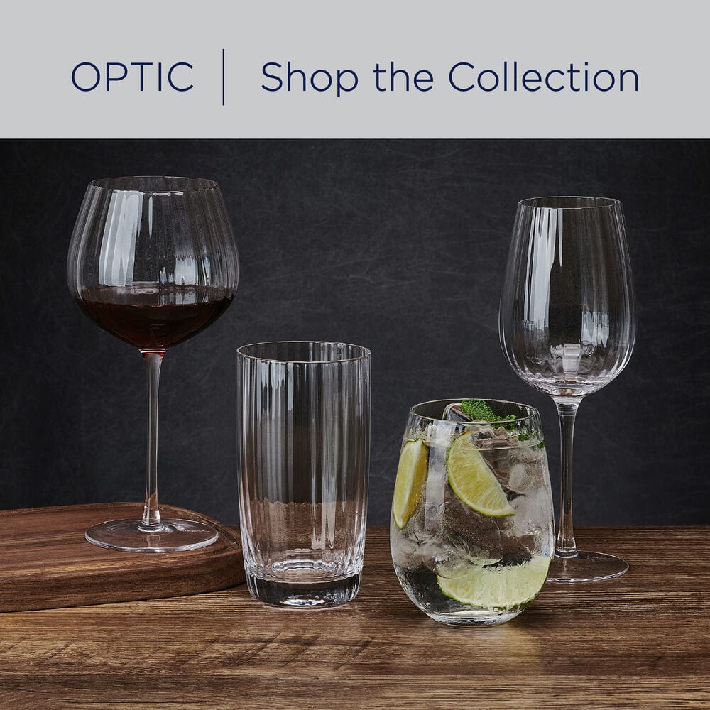 Optic Set of 4 Highball Glasses