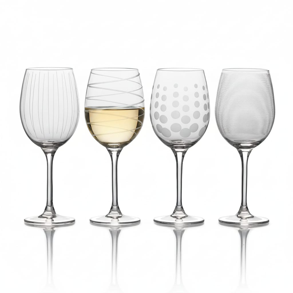 Cheers® Set of 4 White Wine Glasses