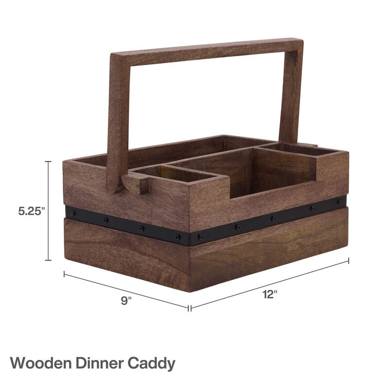 Rustic Hostess Flatware Storage Caddy