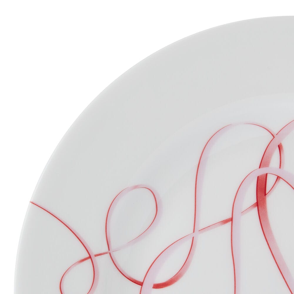 Love Story Pink Set of 4 Salad Plates