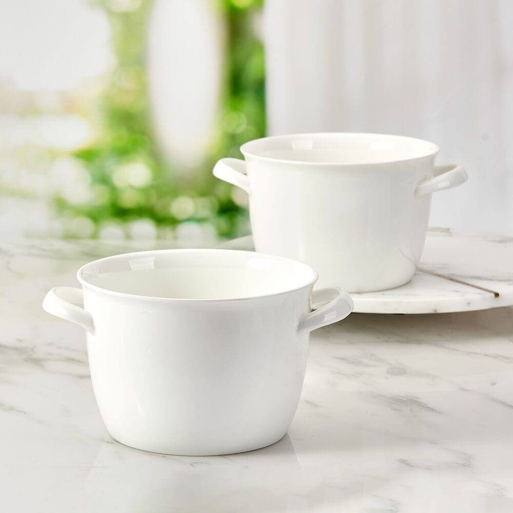 Lucerne Set of 2 Double Handled Bowls
