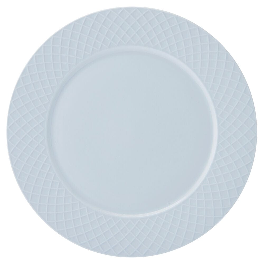 Trellis Misty Blue 12 Piece Dinnerware Set, Service for 4