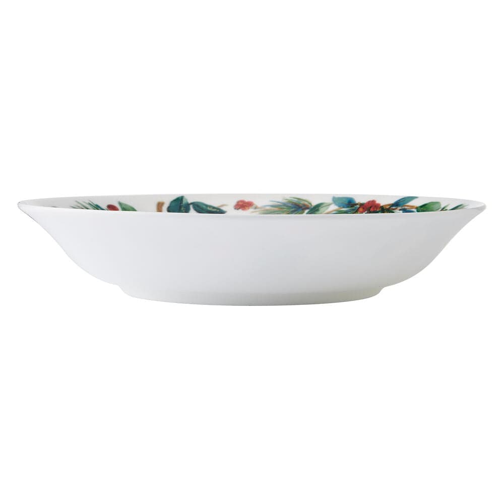 Winter Cardinal Serve Bowl