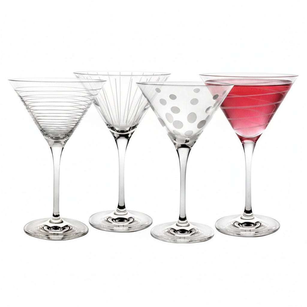Cheers® Set of 4 Martini Glasses