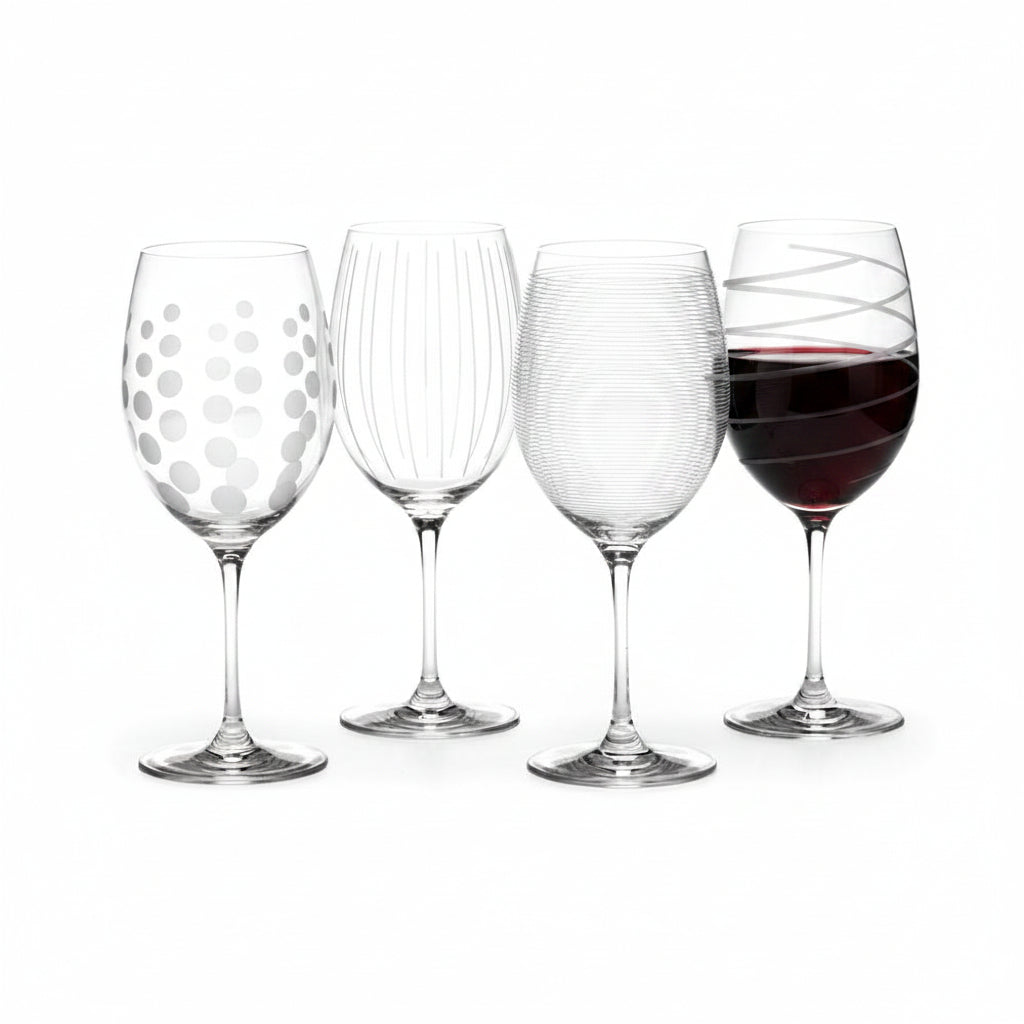Cheers® Set of 4 Red Wine Bordeaux Glasses