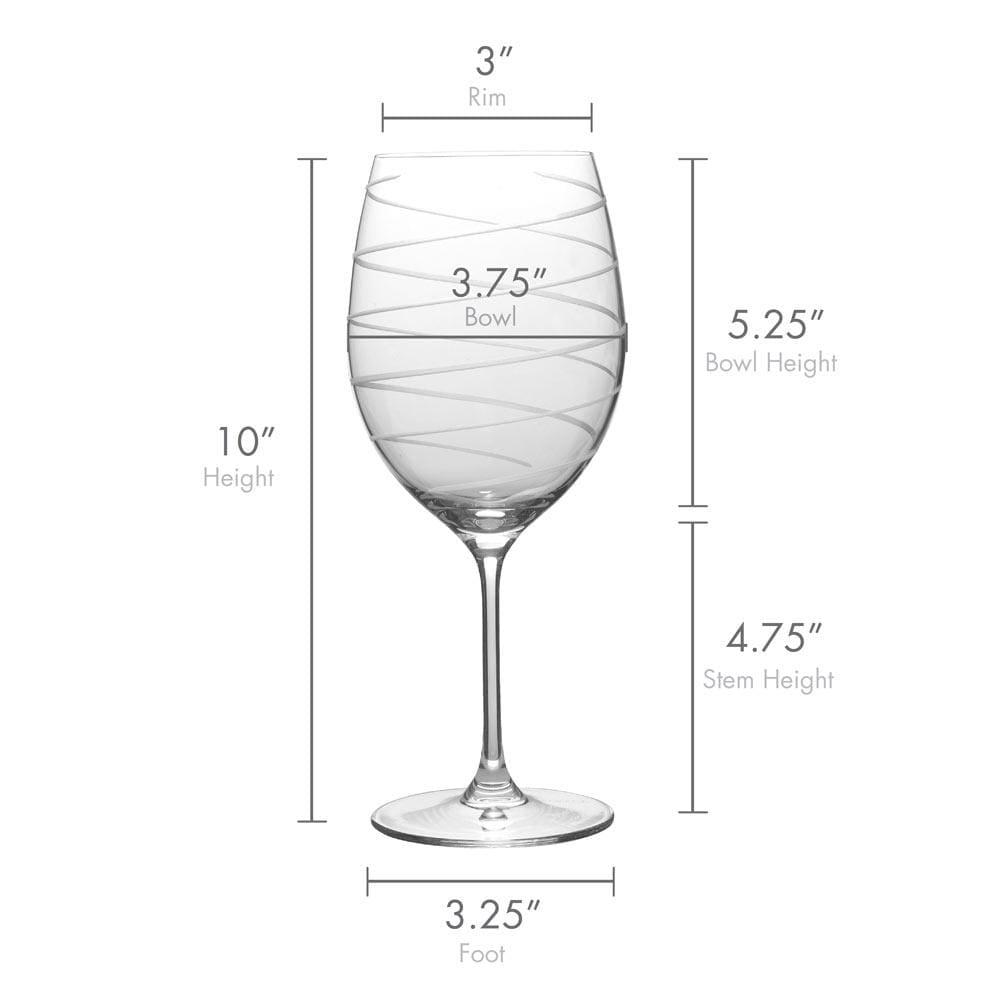 Cheers® Set of 4 Red Wine Bordeaux Glasses