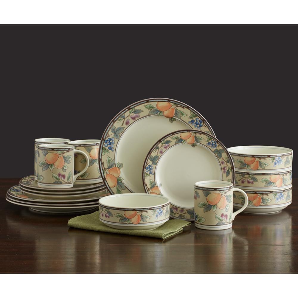 Garden Harvest® 16 Piece Dinnerware Set, Service for 4