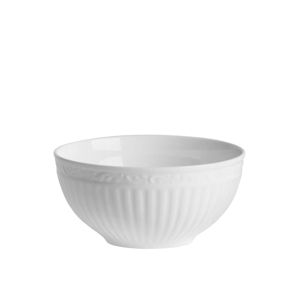 Countryside White Bone China Fruit Bowl