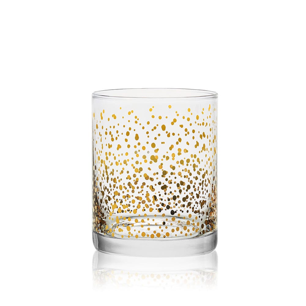 Party Set of 4 Double Old Fashioned Whiskey Glasses