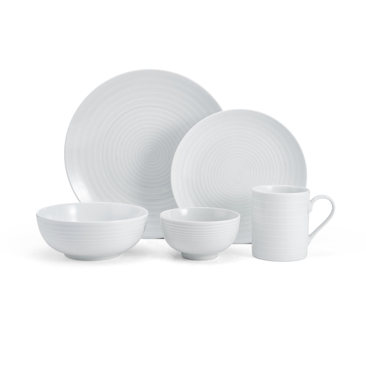 Cheers® White 40 Piece Dinnerware Set, Service for 8