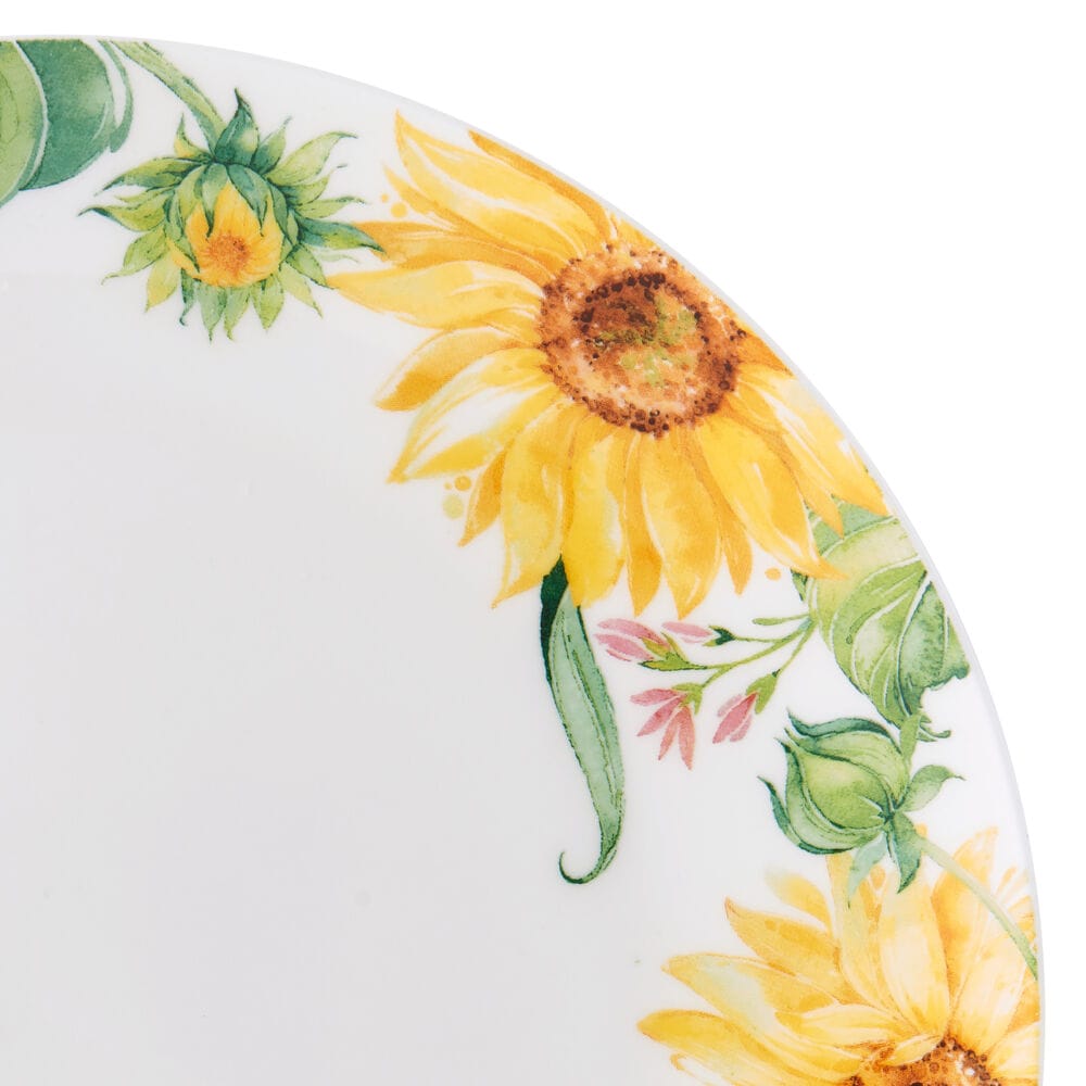 Sunflower 16 Piece Dinnerware Set, Service for 4