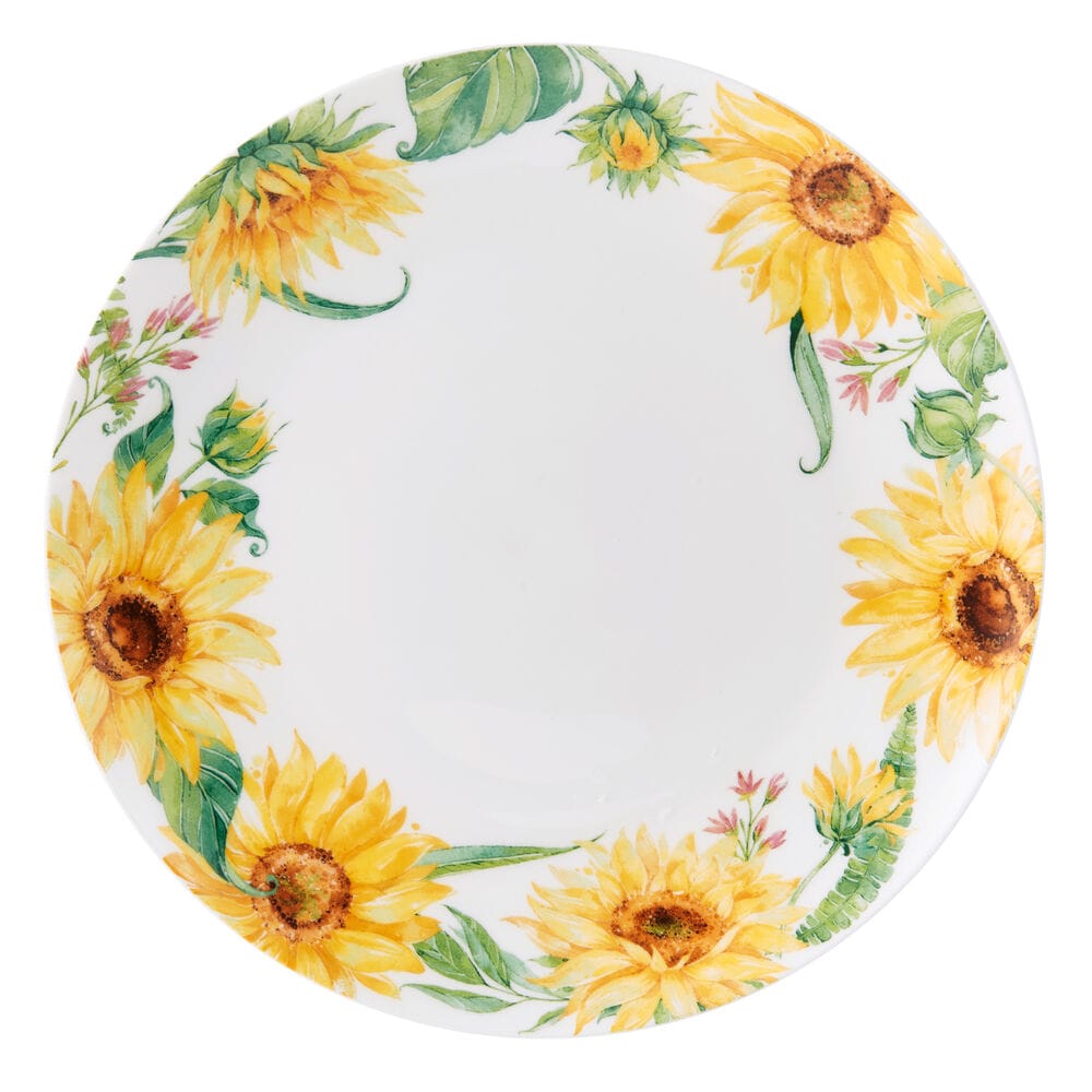 Sunflower 16 Piece Dinnerware Set, Service for 4