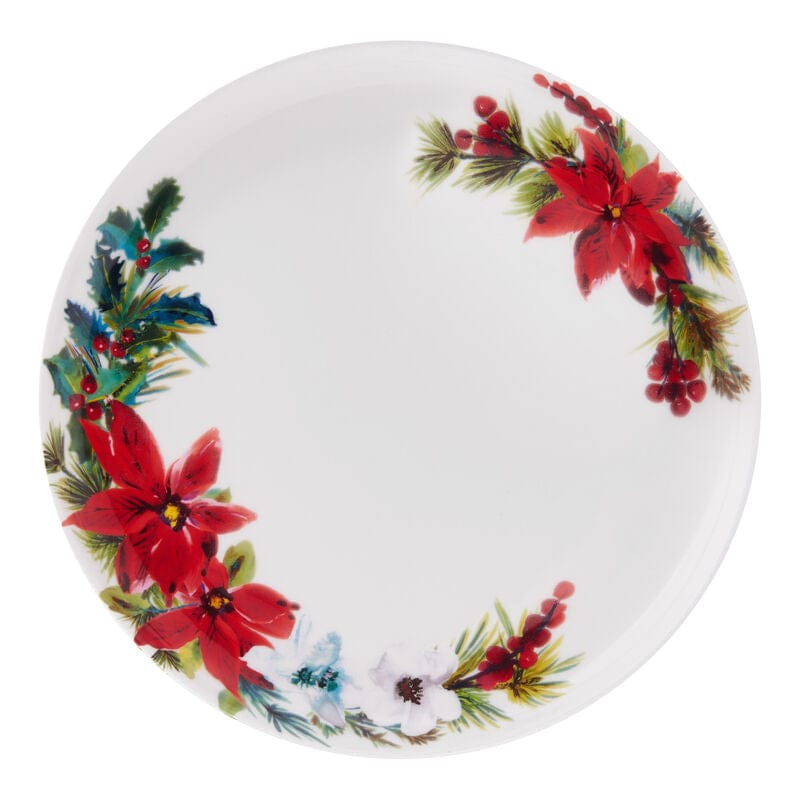 Hope Joy Poinsettia Dinner Plate