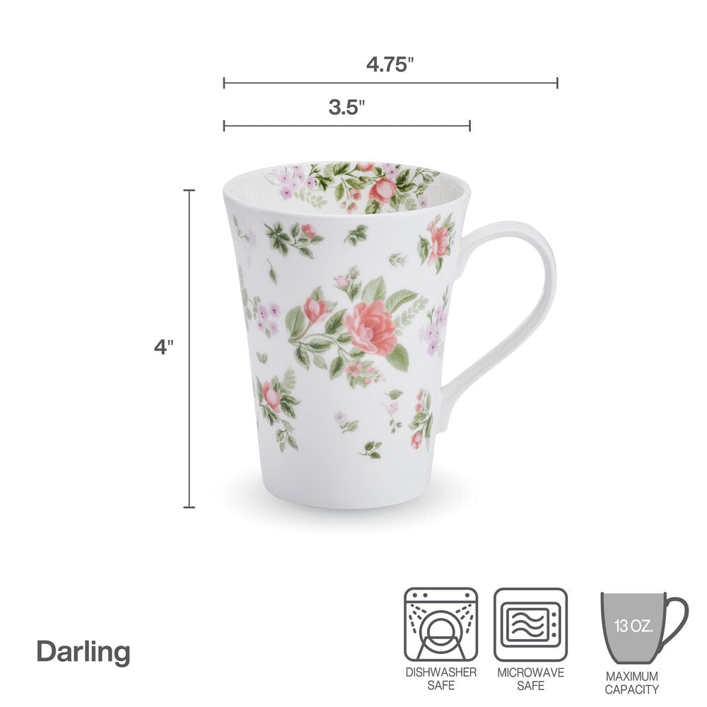 Darling Set of 4 Mugs