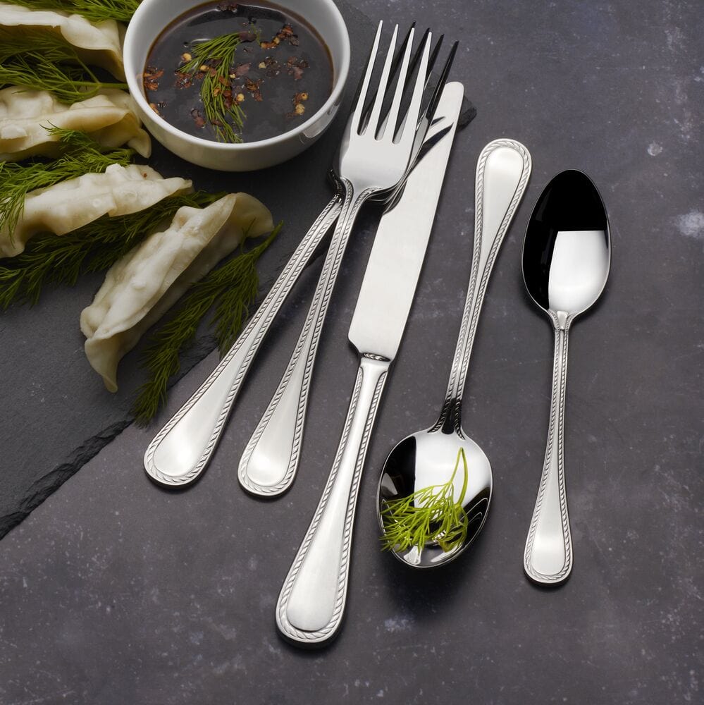 Afton 65 Piece Flatware Set, Service for 12
