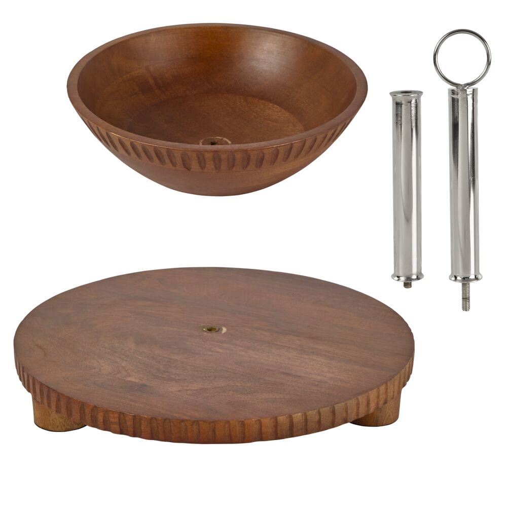 Hamden 2 Tier Serving Basket and Platter