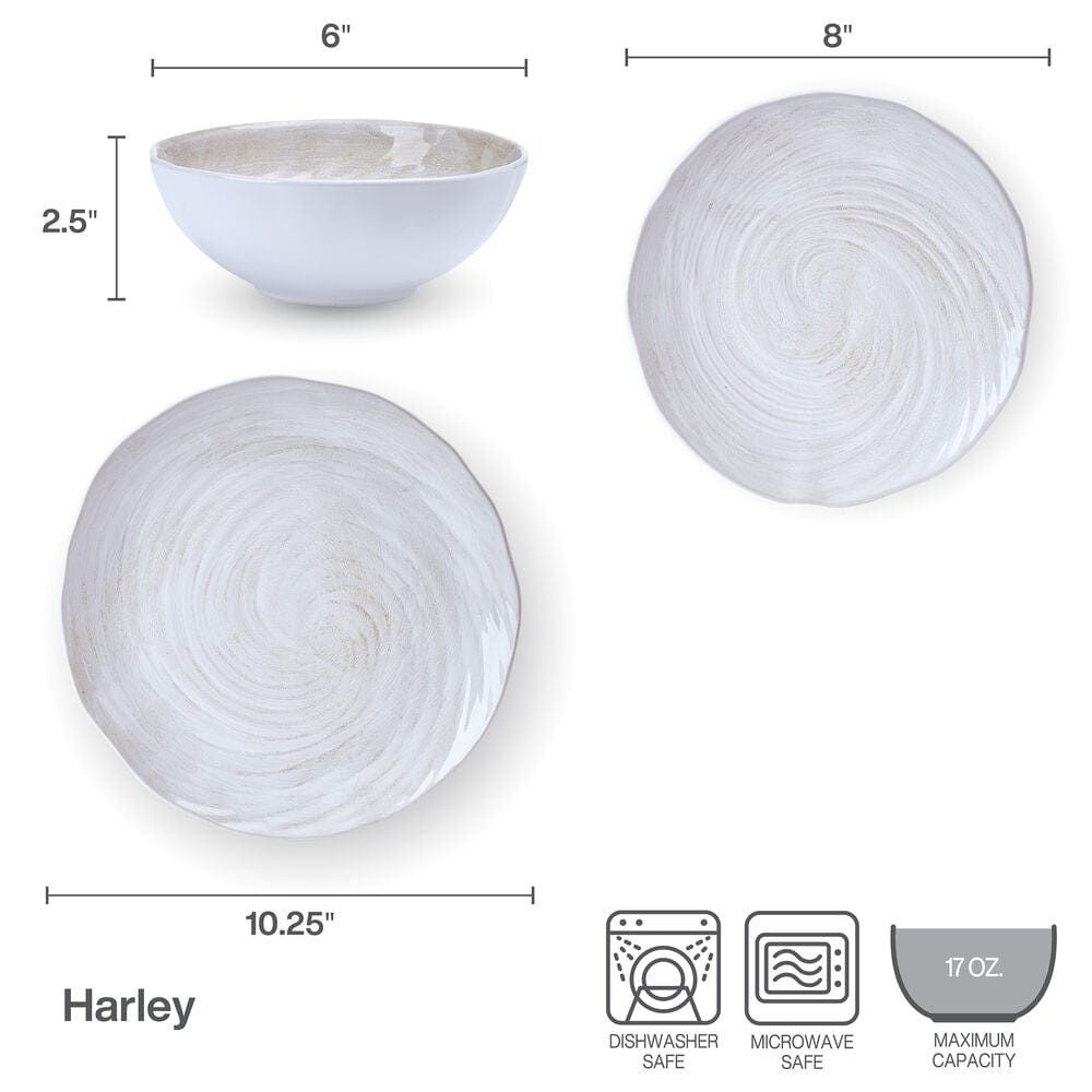 Harley 12 Piece Dinnerware Set, Service for 4