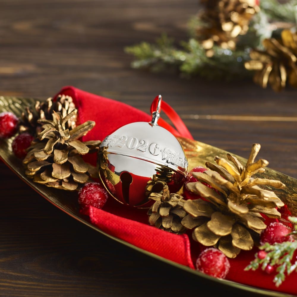 Wallace 2026 Silver Plated Sleigh Bell Ornament 56th Edition