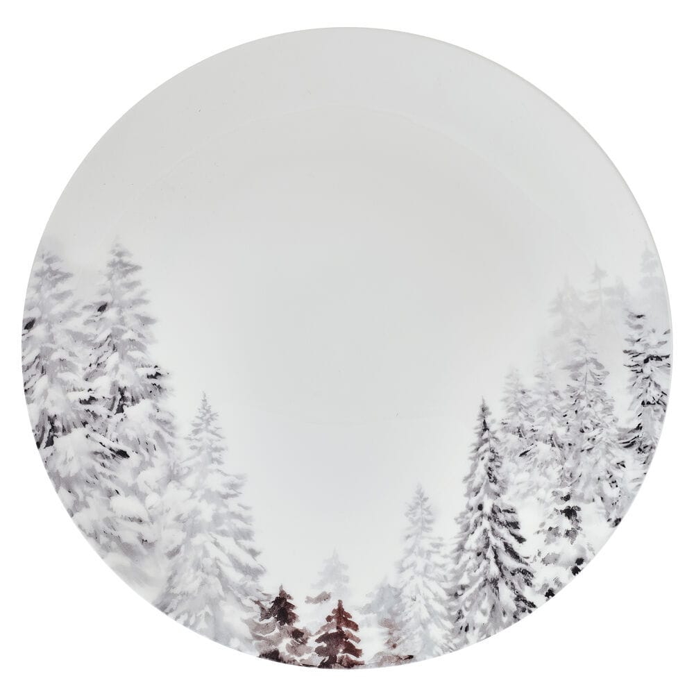 Woodsy Winter Set of 4  Dinner Plates