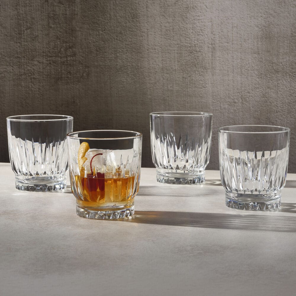 Hampshire Set of 4 Double Old Fashioned Glasses