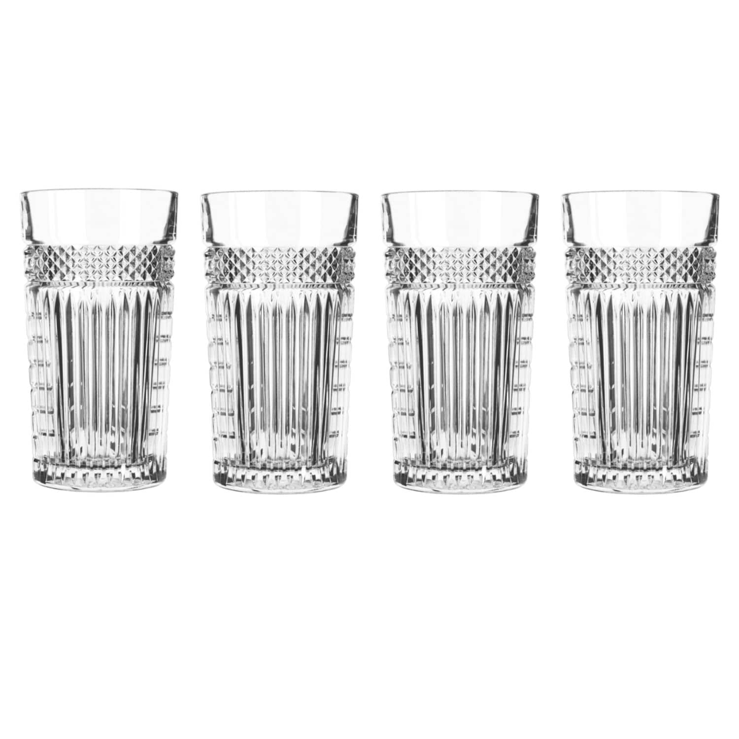 Anchor Set of 4 Highball Glasses