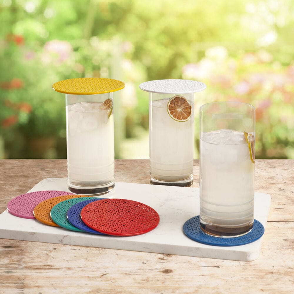Assorted Colors Set of 8 Outdoor Drink Covers
