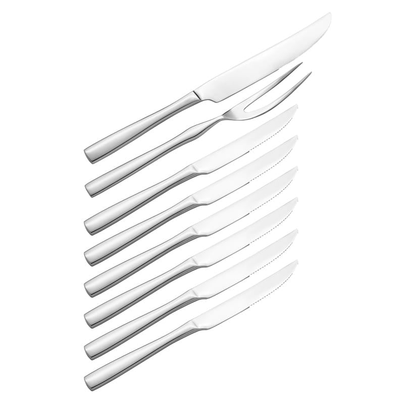Delano 8 Piece Carving Set with Steak Knives
