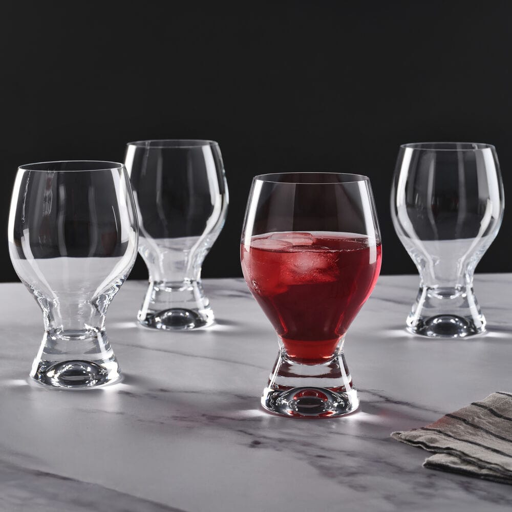 Gaia Set of 4 Goblet Beverage Glasses