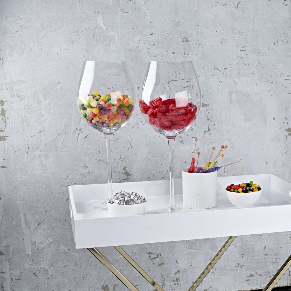 Lavish Set of 2 Oversized Wine Glasses, 17.75 IN
