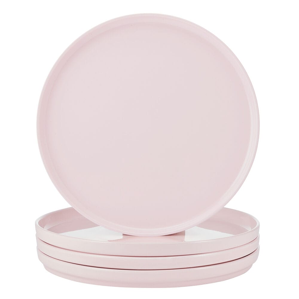 Madison Pink Set of 4 Dinner Plates
