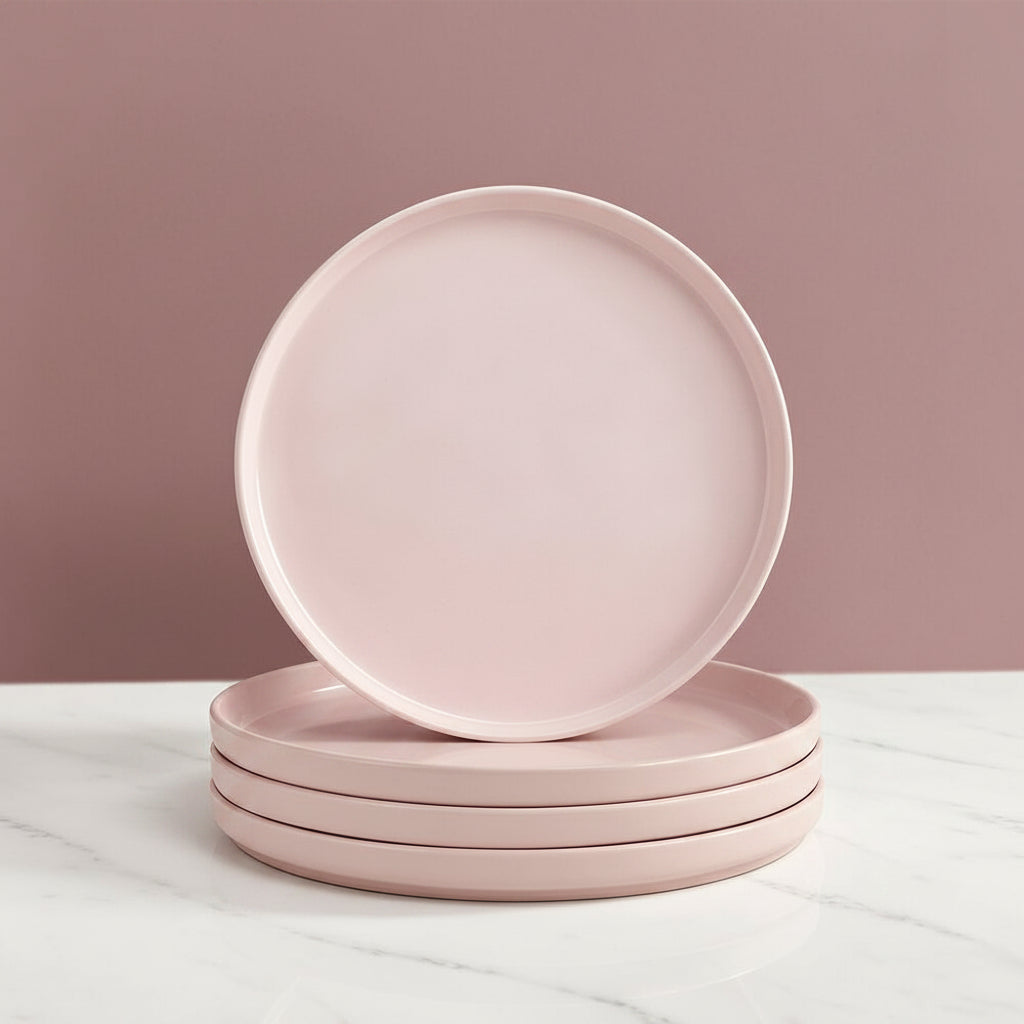 Madison Pink Set of 4 Salad Plates