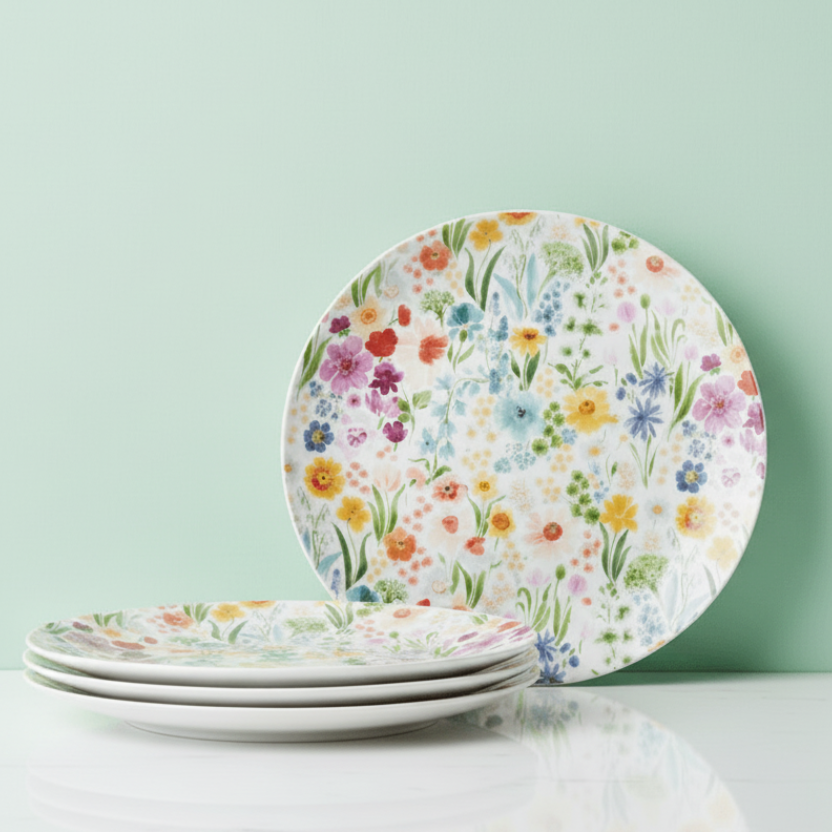 Mira Floral Set of 4 Salad Plates