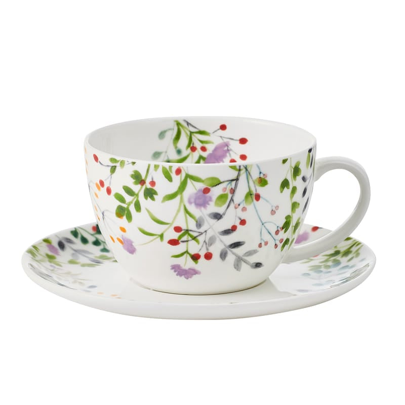 Tivoli Garden Set of 2 Tea Cups and Saucers
