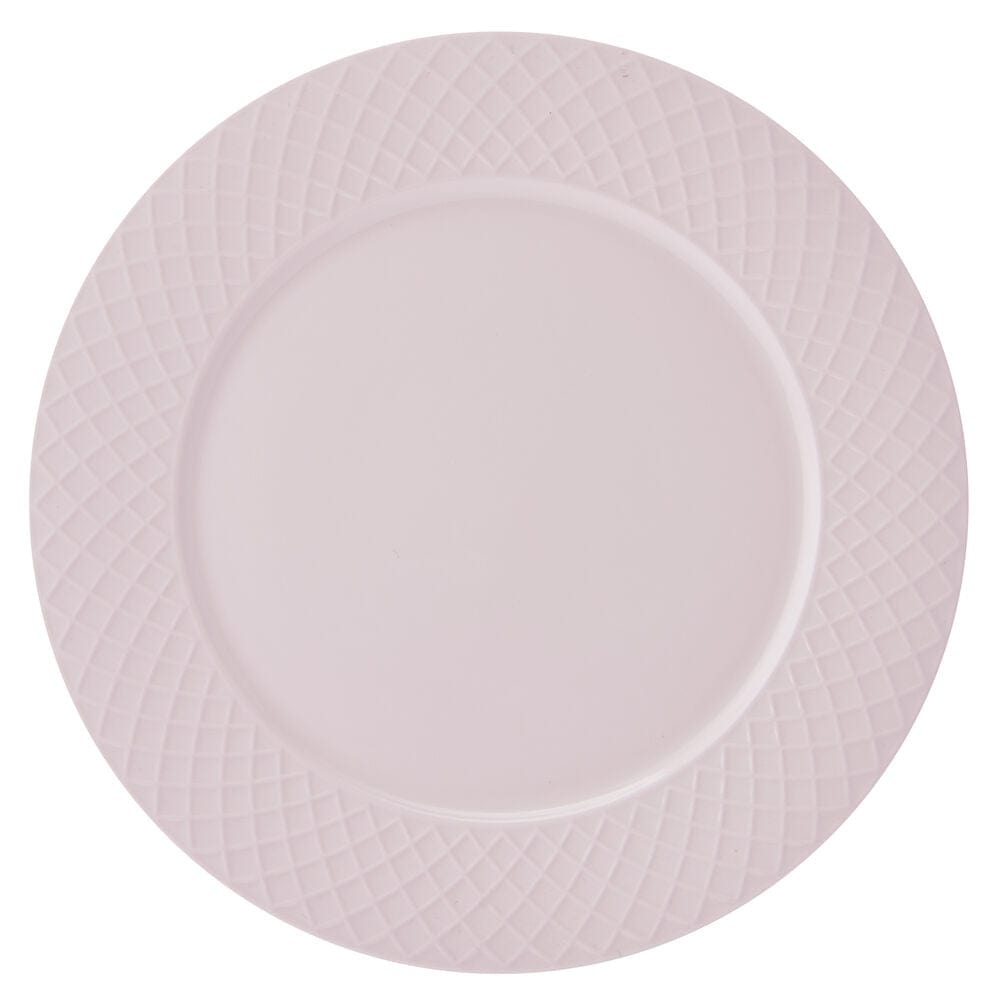 Trellis Pink 12 Piece Dinnerware Set, Service for 4