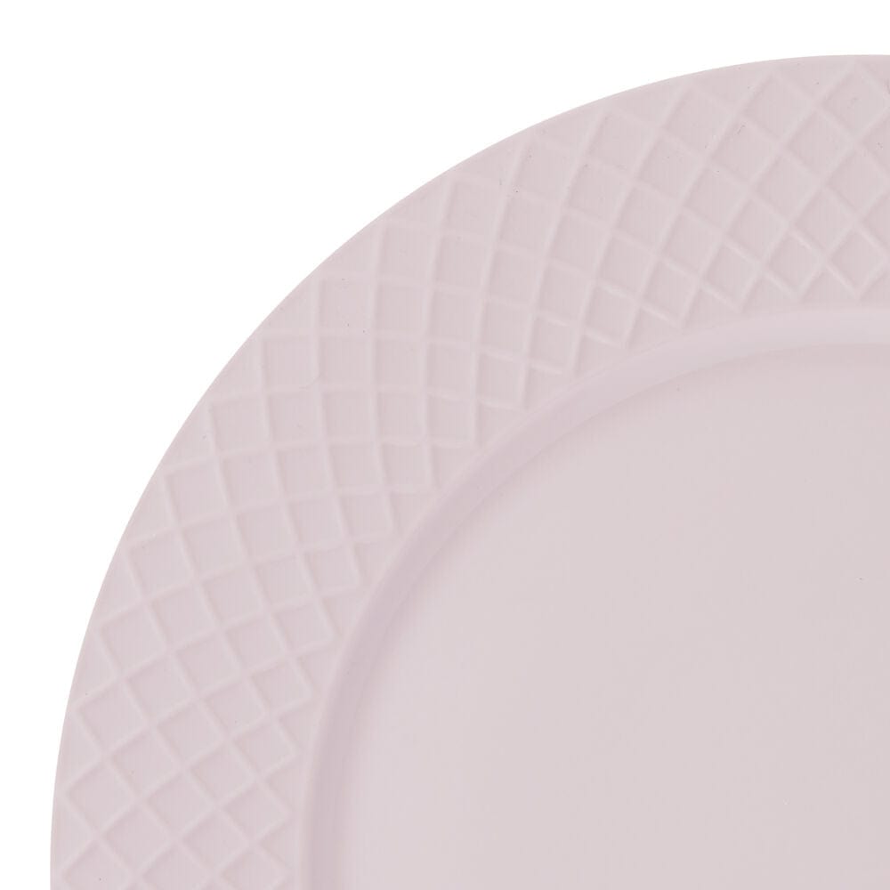 Trellis Pink 12 Piece Dinnerware Set, Service for 4